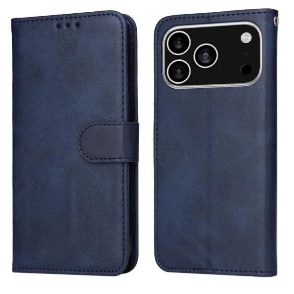 SMOOTH Peňaženkové puzdro pre Apple iPhone 17 Pro modré