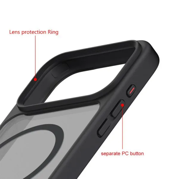 KALEBOL MAGSAFE INVISIBLE Ochranný kryt pre Apple iPhone 17 modrý
