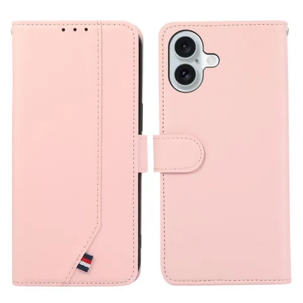 ABEEL DELICATE Peňaženkový obal Apple iPhone 17 ružový