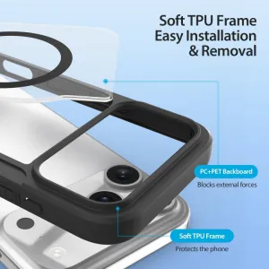 DUX X PRO Zaklápací obal s MagSafe pre Apple iPhone 17 Pro Max čierny