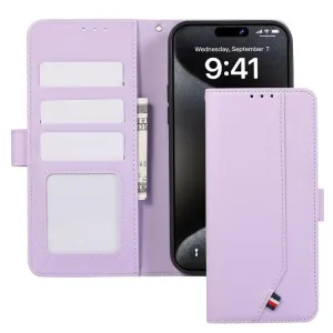 ABEEL DELICATE Peňaženkový obal Apple iPhone 17 Pro Max fialový