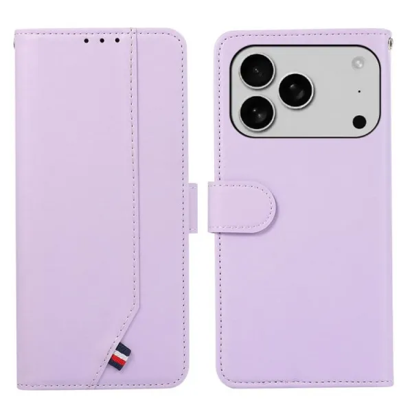 ABEEL DELICATE Peňaženkový obal Apple iPhone 17 Pro Max fialový
