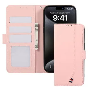 ABEEL DELICATE Peňaženkový obal Apple iPhone 17 ružový