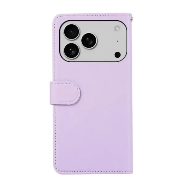 ABEEL DELICATE Peňaženkový obal Apple iPhone 17 Pro Max fialový