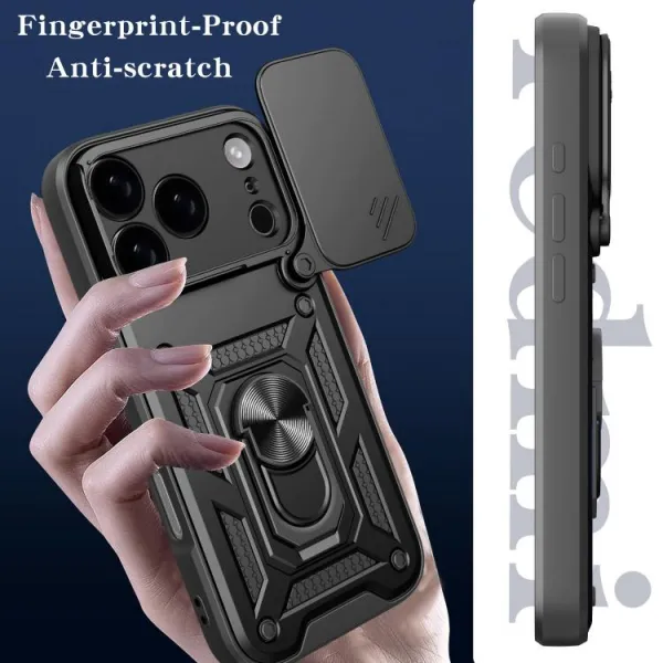 RING CAMERA Kryt s držiakom pre Apple iPhone 17 Pro modrý