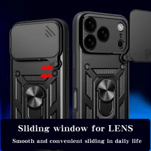 RING CAMERA Kryt s držiakom pre Apple iPhone 17 Pro modrý