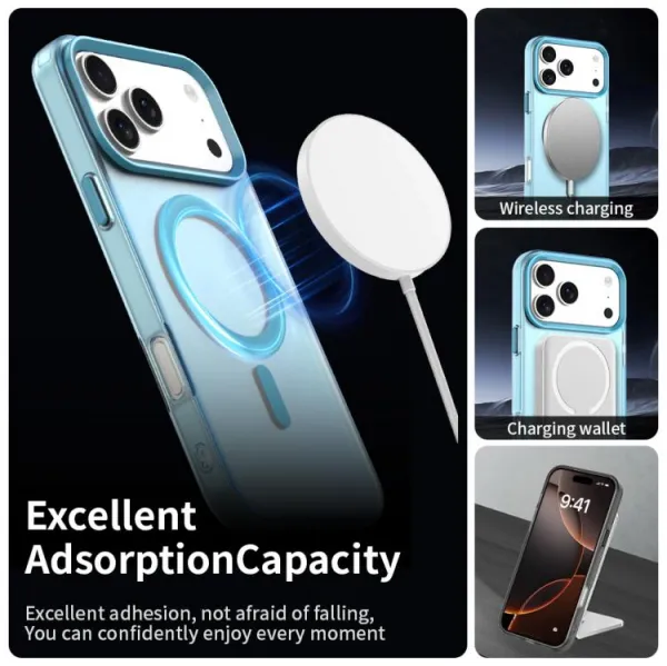CANDY MAGSAFE Ochranný kryt pre Apple iPhone 17 Pro Max modrý