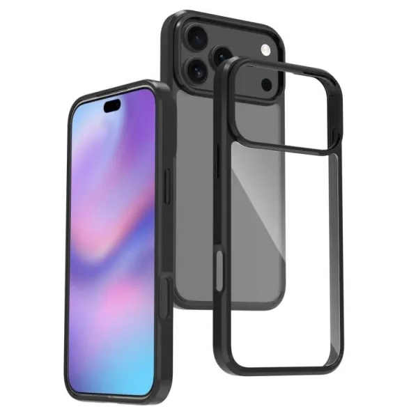 SHOCK Extra odolný kryt Apple iPhone 17 Pro Max čierny