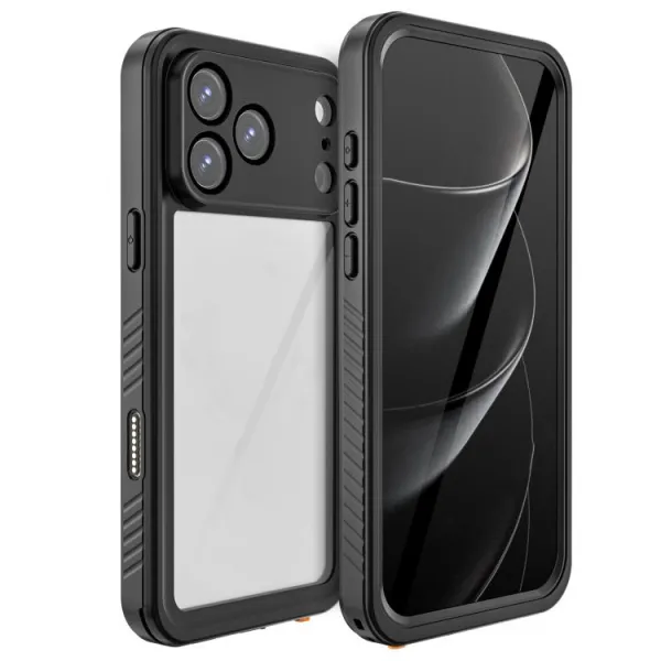 SOLID IP68 Obojstranný kryt pre Apple iPhone 17 Pro Max čierny
