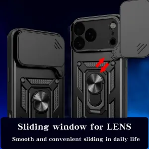 RING CAMERA Kryt s držiakom pre Apple iPhone 17 Pro Max modrý