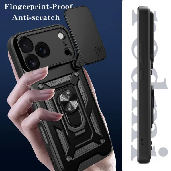 RING CAMERA Kryt s držiakom pre Apple iPhone 17 Pro Max modrý