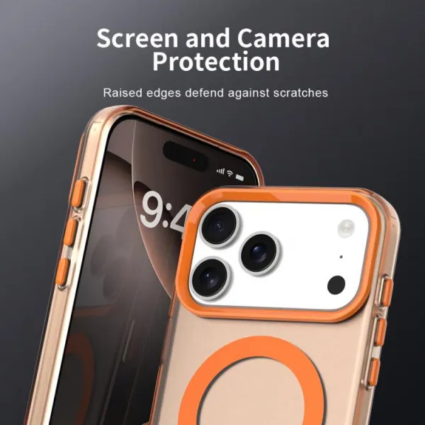 CANDY MAGSAFE Ochranný kryt pre Apple iPhone 17 Pro oranžový