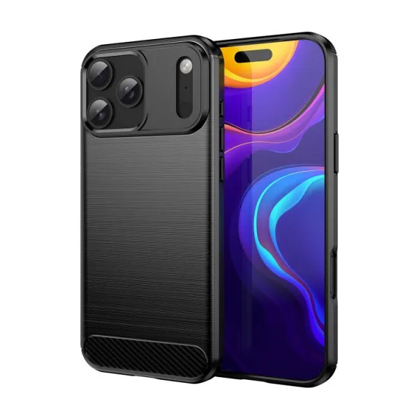FLEXI TPU Ochranný kryt Apple iPhone 17 Pro Max čierny