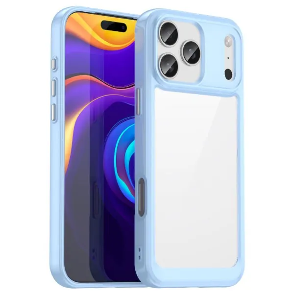 CRYSTAL Ochranný kryt pre Apple iPhone 17 Pro Max modrý