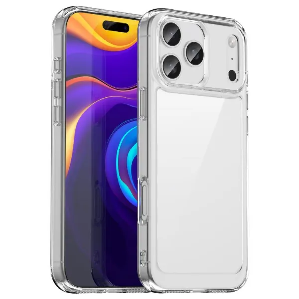 CRYSTAL Ochranný kryt pre Apple iPhone 17 Pro Max priehľadný