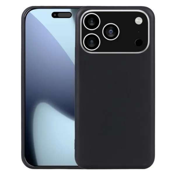 TPU Ochranný kryt pre Apple iPhone 17 Pro Max čierny