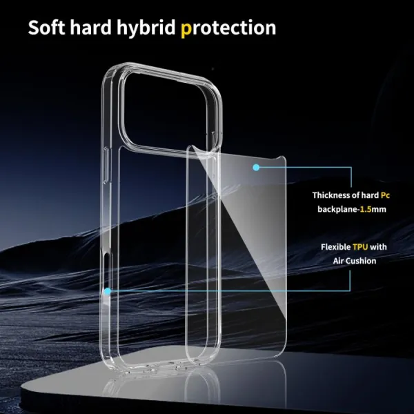 SHOCK Extra odolný kryt Apple iPhone 17 Pro Max čierny