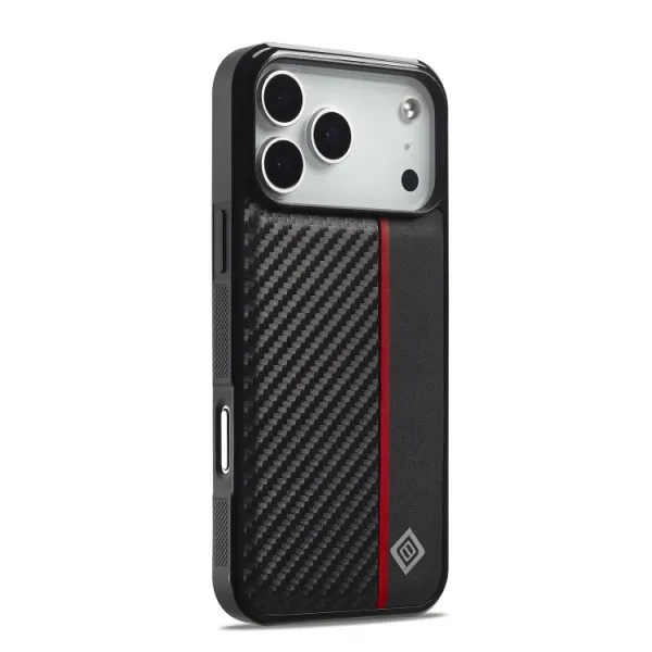 CARBONIC Ochranný obal pre Apple iPhone 17 Pro Max čierny