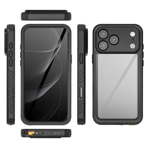 SOLID IP68 Obojstranný kryt pre Apple iPhone 17 Pro Max čierny