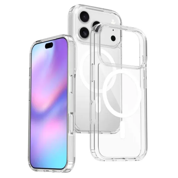TRANSPARENT MAGSAFE Kryt pre Apple iPhone 17 Pro priehľadný