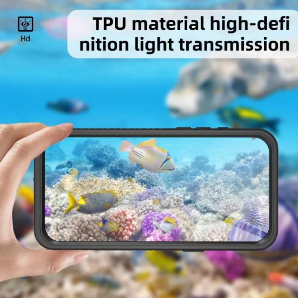 SOLID IP68 Obojstranný kryt pre Apple iPhone 17 Pro Max čierny
