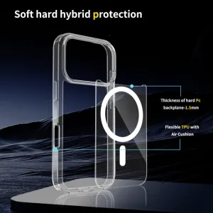 TRANSPARENT MAGSAFE Kryt pre Apple iPhone 17 Pro priehľadný