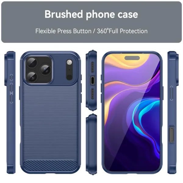 FLEXI TPU Ochranný kryt Apple iPhone 17 Pro Max modrý