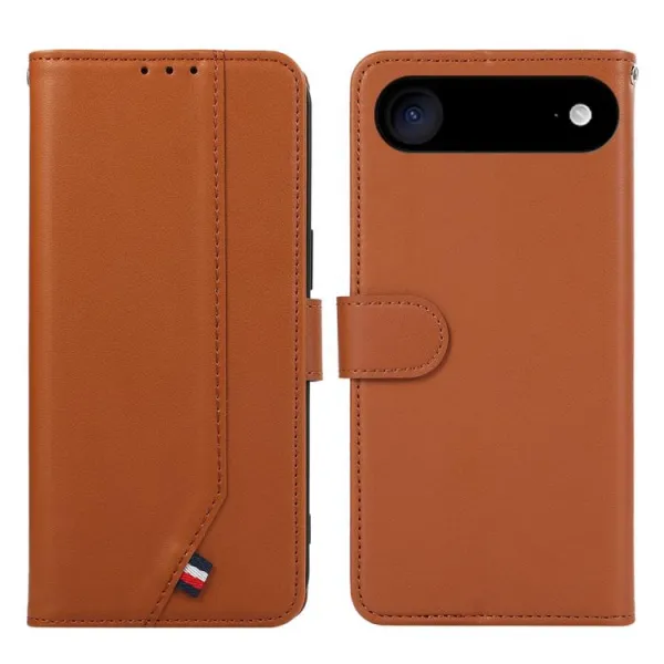 ABEEL DELICATE Peňaženkový obal Apple iPhone Air hnedý