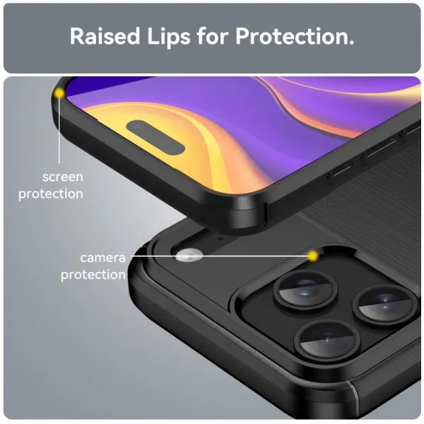 FLEXI TPU Ochranný kryt Apple iPhone 17 Pro Max čierny
