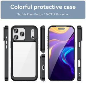 CRYSTAL Ochranný kryt pre Apple iPhone 17 Pro Max čierny