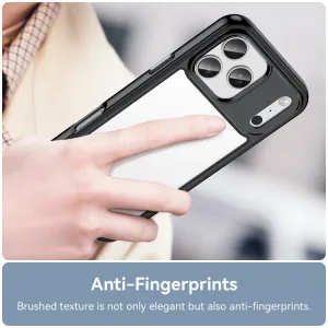 CRYSTAL Ochranný kryt pre Apple iPhone 17 Pro Max čierny