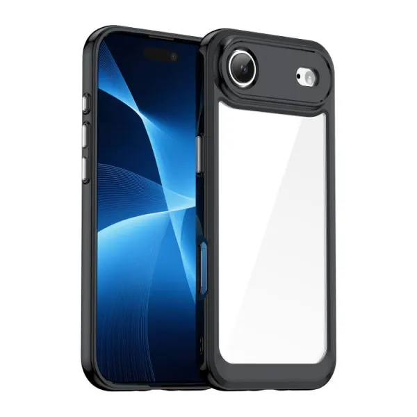 CRYSTAL Ochranný kryt pre Apple iPhone Air čierny
