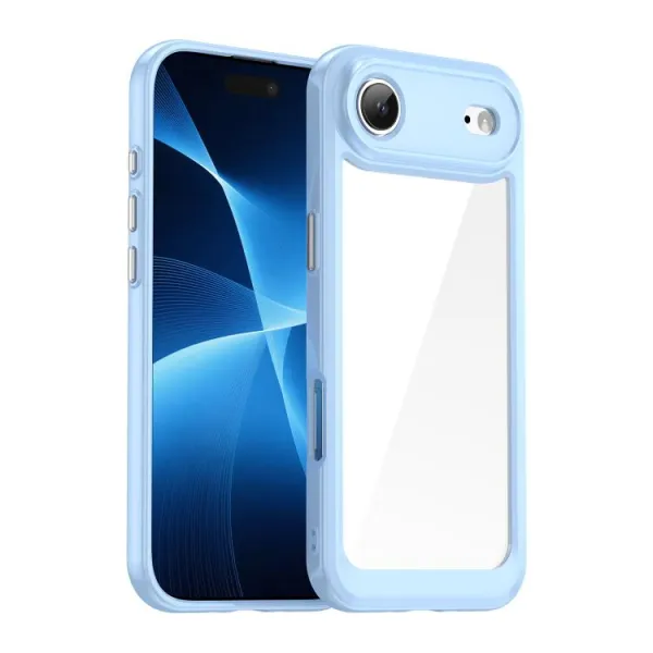 CRYSTAL Ochranný kryt pre Apple iPhone Air modrý