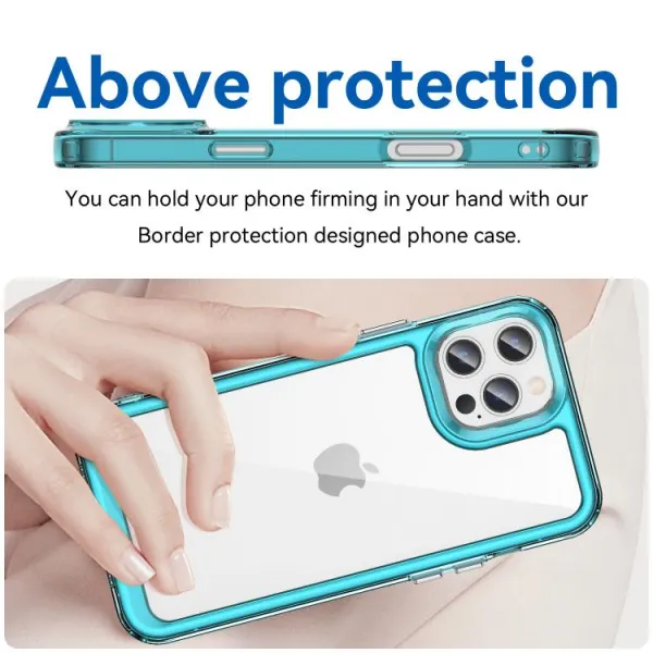CRYSTAL Ochranný kryt pre Apple iPhone 17 Pro Max tyrkysový