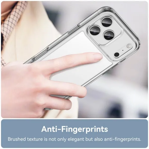 CRYSTAL Ochranný kryt pre Apple iPhone 17 Pro Max priehľadný