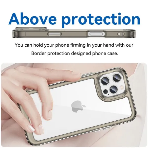 CRYSTAL Ochranný kryt pre Apple iPhone 17 Pro Max šedý