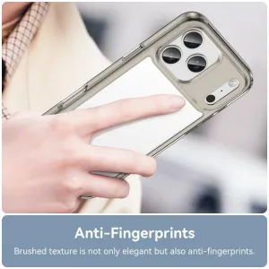 CRYSTAL Ochranný kryt pre Apple iPhone 17 Pro Max šedý