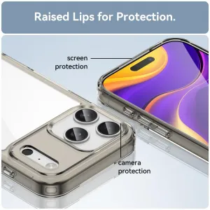 CRYSTAL Ochranný kryt pre Apple iPhone 17 Pro Max šedý