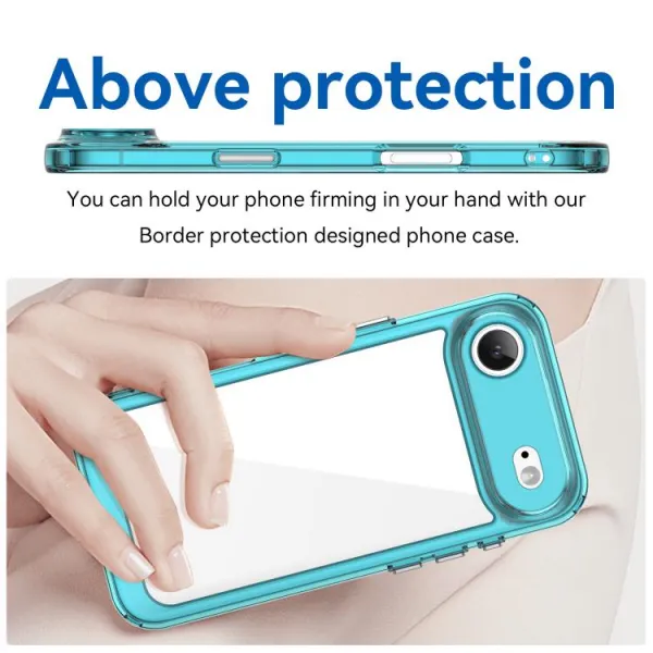 CRYSTAL Ochranný kryt pre Apple iPhone Air tyrkysový
