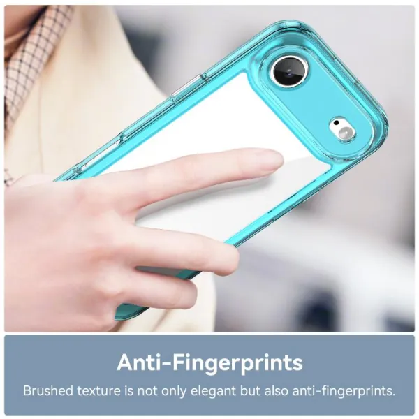 CRYSTAL Ochranný kryt pre Apple iPhone Air tyrkysový