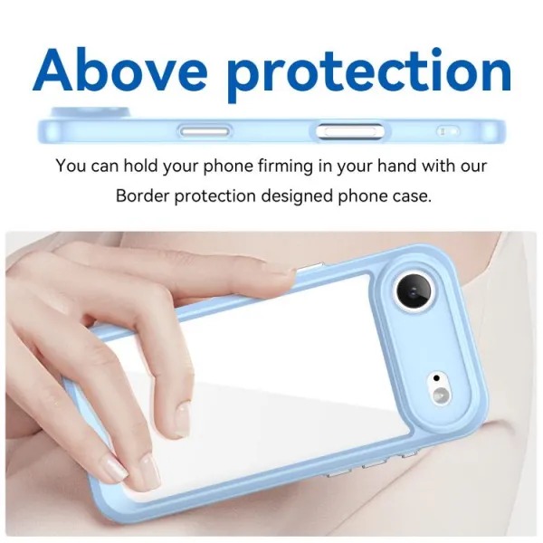 CRYSTAL Ochranný kryt pre Apple iPhone Air modrý