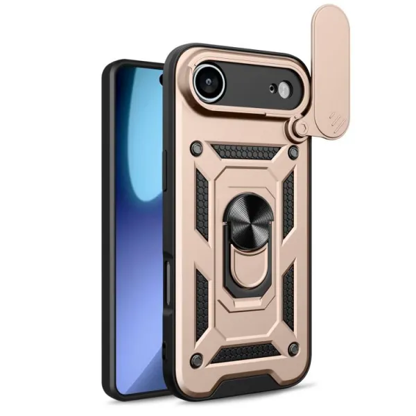 RING CAMERA Kryt s držiakom pre Apple iPhone Air zlatý