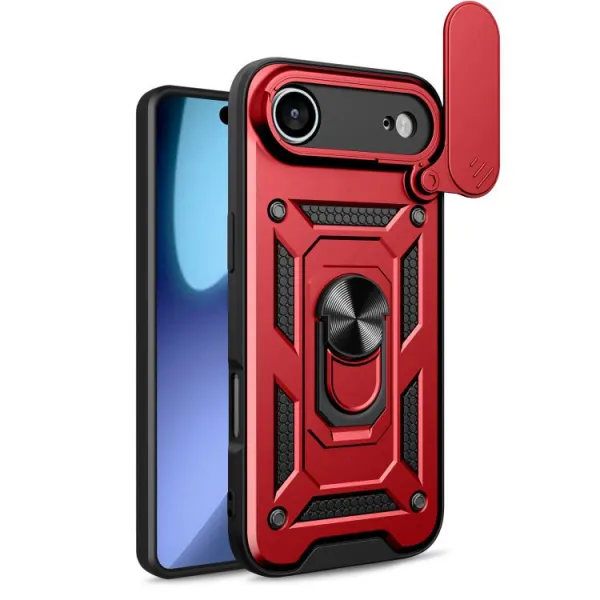 RING CAMERA Kryt s držiakom pre Apple iPhone Air červený