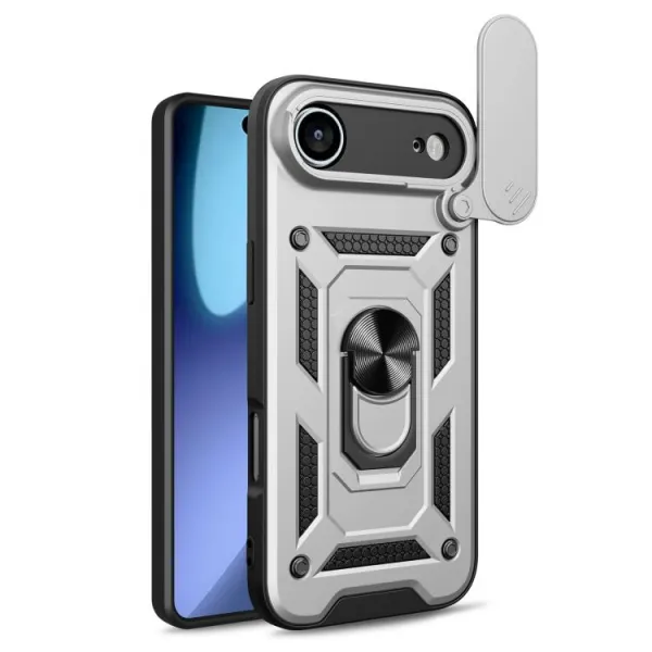 RING CAMERA Kryt s držiakom pre Apple iPhone Air strieborný