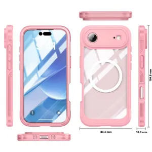 DUAL MAGSAFE Obojstranný ochranný kryt pre Apple iPhone Air ružový