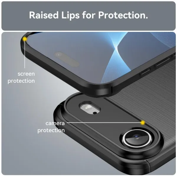 FLEXI TPU Ochranný kryt Apple iPhone Air čierny