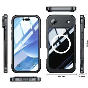 DUAL MAGSAFE Obojstranný ochranný kryt pre Apple iPhone Air čierny