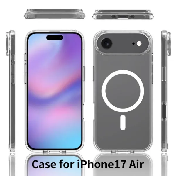TRANSPARENT MAGSAFE Kryt pre Apple iPhone Air priehľadný
