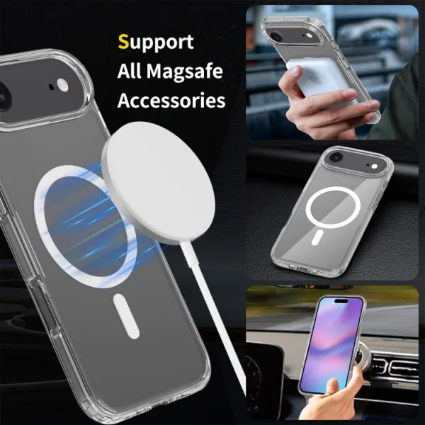 TRANSPARENT MAGSAFE Kryt pre Apple iPhone Air priehľadný