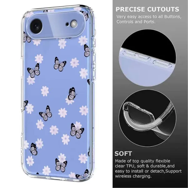 ART TPU Ochranný kryt pre Apple iPhone Air LITTLE BUTTERFLY